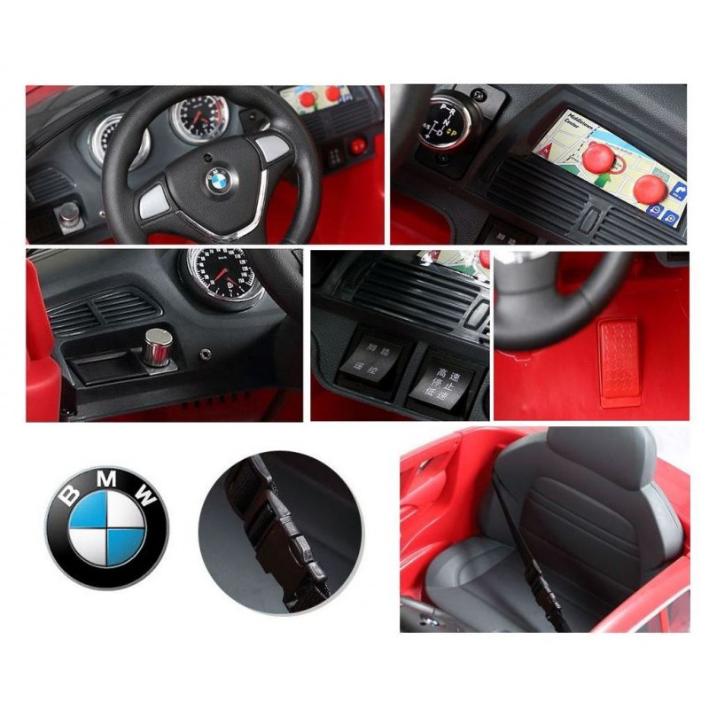 Электромобиль RT 258 - BMW X6 12V R/C red metallic  